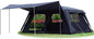 KTT Extra Large Tent 10-12-14 Person(B),Family Cabin Tents,2 Rooms,3 Doors and 3 Windows with Mesh,Straight Wall,Waterproof,Double Layer,Big Tent for Outdoor,Picnic,Camping,Family Gathering