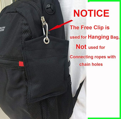 48 Inch High Reach Tree Limb Hand Rope Chain Saw for Tree Trimming-Upgraded Pocket Manual Chainsaw with 62 Sharp Blades on Both Sides for Gardening Camping Survival Gear