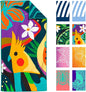 VENTURE 4TH Microfiber Beach Towel: Quick-Dry, Compact, Sand-Free, Absorbent, Sandproof and Lightweight - Perfect for Camping, Beach, and Roadtrips (Rainforest Cockatoo Design | 35x78 inches)