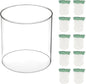 10 Pcs Propane Lantern Mantles with Glass Globe Replacement – Compatible with Coleman Fueled Lanterns – Fits Models 290, 220, 228, 235, 252, 206, 290A, 295, 2600-A50, 2600-A50C, 2600-A57, 3000000946