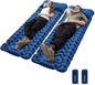 KingCamp Sleeping Pad for Camping, Inflatable Sleeping Pad Ultralight Connectable Camping Mattress with Pillow Built-in Foot Pump for Backpacking Hiking Tent Cot