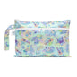 Bumkins Disney Waterproof Wet Dry Clutch Bag for Baby, Travel, Swim Suit, Cloth Diapers, Pump Parts, Pool, Gym Clothes, Toiletry, Strap to Stroller, Daycare, Zip Reusable Bag, Packing Pouch, Stitch