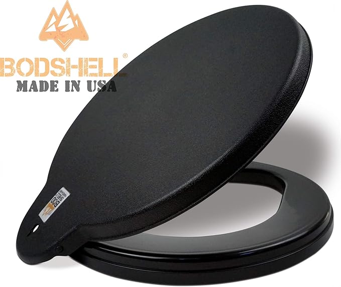 Portable Toilet Seat Lid Bundle with (30) Paper Toilet Seat Covers - for Emergencies and Camping, fits 5 Gallon Bucket (Lid and 30 Toilet Seat Covers)