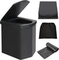 Portable Toilet for Camping, Outdoor Portable Potty For Adults with Lid & Garbage Bags, Large Foldable Travel Toilet, Lightweight Camping Toilet Bucket Toilet for Car/Boat/Beach/Hiking/Long Trip