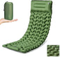 Sleeping Pad for Camping - Ultralight (1.9lbs) Inflatable Camping Mattress with Built-in Pillow & Foot Pump, 4" Thick Compact Air Pad for Backpacking, Hiking, Traveling, One-Second Deflation