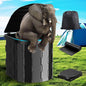 Portable Camping Toilet for Adults - Folding Toilet with Lid, Camp Toilet Road Trip Essentials, Portable Potty for Emergency Use, 20 Toilet Bags for Camping, Hiking, RV Travel, Road Trips.