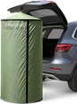 Portable Changing Room Tent - Instant Pop Up Privacy Pod with Suction Cup for SUV Liftgate, for Camping, Shower, Beach and Toilet Stall (Carrying Bag Included) Green