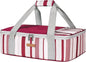 Insulated Casserole Carrier for Hot or Cold Food, Lasagna Lugger Tote for Potluck Parties/Picnic/Cookouts, Fits 9"×13" Baking Dish, Red