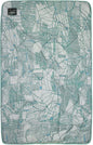 Therm-a-Rest Juno Insulated Camping and Backpacking Blanket, Sage Nature Grid Print