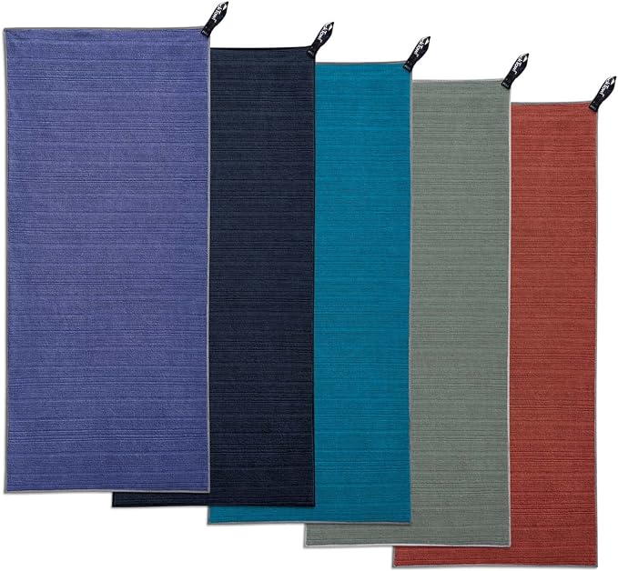 PackTowl Luxe Lightweight Microfiber Camping and Travel Towel, Lake, Beach