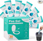 30 Pack Poo Gel for Portable Toilet, Camping Toilet Powder for Potty Bags, Eco Absorbent Gel, Portable Toilet Gel Packets for Outdoor Recreation Camping Supplies (50)