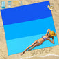 Beach Blanket Sandproof Waterproof 10'×9' 1-8 Adults Oversized,Compact Lightweight Durable Beach Mat for Travel Camping Hiking Picnic Blanket