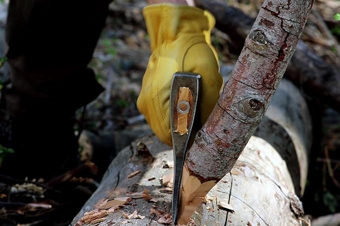 1844 Helko Werk Germany Traditional Rheinland Pack Axe - Made in Germany Compact Lightweight Axe for backpacking camping Long Hatchet - Head 1.5 lbs, Handle 20 in. (Rheinland Pack Axe) #11327