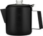 COLETTI Black Bozeman Percolator Coffee Pot — Camping Coffee Pot, Coffee Percolator – America’s Sleekest Percolator – Pure Stainless Steel, NO Aluminum or Plastic (6 Cup)