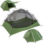 Clostnature Polaris Lightweight Backpacking Tent - 1/1.5/2/3/4/6 Person Ultralight Waterproof Camping Tent, 3 Season Large Size Easy Setup Tent for Family, Outdoor, Hiking and Mountaineering