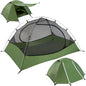 Clostnature Polaris Lightweight Backpacking Tent - 1/1.5/2/3/4/6 Person Ultralight Waterproof Camping Tent, 3 Season Large Size Easy Setup Tent for Family, Outdoor, Hiking and Mountaineering