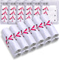 12 Pcs Cooling Towels, Breathable Chilly Towel, Individual Package 40"x12" Microfiber Towel for Coach Gift (White,Baseball)
