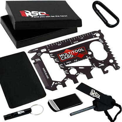 37-in-1 Credit Card Multitool Black Set Men's Gifts for Birthday. Wallet Credit Card Size Multi Tool Gift. Wallet Tool Card All Purpose Tool Gifts for Dad. Cool Tool Gifts For Men Who Want Nothing