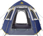 Camping Tent with Instant Setup, 2/3 Person Weatherproof Tent Easy Quick Set Up in 60 Seconds with Rainfly Backpack Tent for Family Camping & Hiking, Upgraded Ventilation,Center Height 66-inch