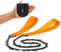 24 Inch Pocket Chain Rope Saw Portable Hand Saw With Sharp Teeth Blades for Survival Gear, Camping, Hunting, Tree Cutting or Emergency Kit