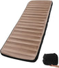 Inflatable Sleeping Pad for Camping, Extra-Thick 4.75 Inch Air Mattress with Soft Cotton Top, Machine Washable, Family Lightweight 4-Season Pad for Camping, Traveling & Hiking, Brown