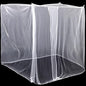 4 Corners Mosquito Net for Mosquiteros para Camas Bed Canopies Netting Bed Drapes Rectangular Mosquito Mesh for Camping Home Outdoor Travel Dormitory(White,L75 X W71 X H67 Inch)