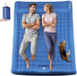 Double Sleeping Pad Camping, 6" Extra Thick Camping Pad with Pillow Built-in Foot Pump Waterproof Inflatable Sleeping Mats for Camping, Backpacking, Hiking,Traveling Tent