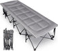 REDCAMP XXL Camping Cot for Adults 500lbs,79" L x 29.5" W x 18" H Oversized Sleeping Cot with Pad and Pillow, Camp Cot Bed for Tent, Office