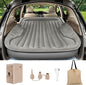 Self-Inflating SUV Air Mattress with Built in Electric Pump，car air Mattress with Pillow for Trunk，Portable car Mattress for Travle and Camping, Gray