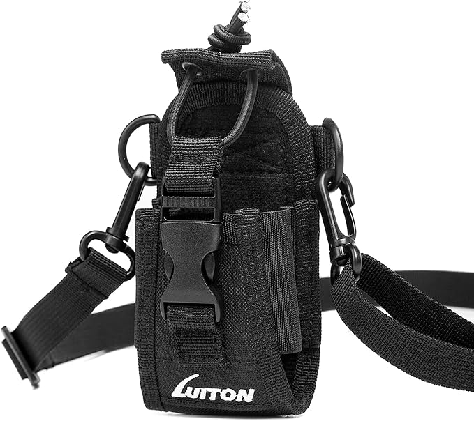 Radio Holder Walkie Talkie Pouch Molle Radio Pouch BaoFeng Radio Holster Strap Radio Case for Duty Belt Compatible with BaoFeng UV5R 888S F8HP Kenwood Icom HYT Arcshell Retevis H777 (4 Pack)