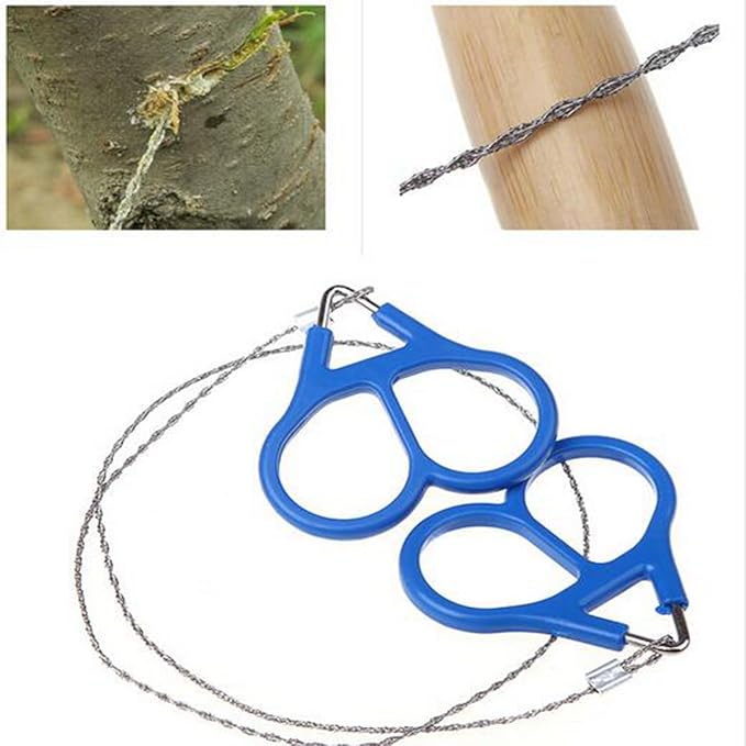 5Pcs Stainless steel wire saw Rope chain jigsaw Camping supplies outdoor tool