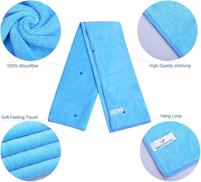 Gyms Towels for Men & Women Microfiber Exercise Fitness Home Absorbent Sweat Yoga Towels Sports Towels Soft Fast Drying 16inch x32inch 3-pack