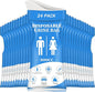 DIBBATU Disposable Urine Bag, 12/24 PCS Pee Bags for Travel for Women/Men, 800ML Emergency Portable Urinal Bag and Vomit Bags, Unisex Urinal Bag for Camping, Traffic Jams, Pregnant, Patient, Kids