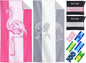 2 Packs Microfiber Oversized Lightweight Thin Beach Towel Compact Sandproof Quick Dry Clearance Towels Extra Large Sand Free Pool Travel Essentials Accessories Women Men Adults Gifts Elephant Flamingo