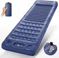 INVOKER 5.12" Camping Sleeping Pad, Ultralight Inflatable Camping mat with Built-in Foot Pump, for Camping, Backpacking, Hiking, Car Travel, Beach, Blue