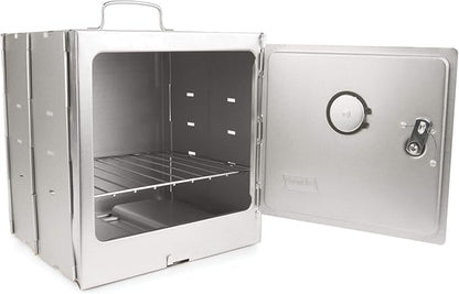 Coleman Portable Camping Oven with Thermometer & Adjustable 10 Sq. In. Rack, Designed to Sit on Top of Camp Stoves or Fire