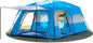 KTT Extra Large Tent 10-12-14 Person(A),Family Cabin Tents,2 Rooms,3 Doors and 3 Windows with Mesh,Straight Wall,Waterproof,Double Layer,Big Tent for Outdoor,Picnic,Camping,Family Gathering