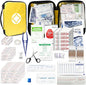 300Piece Small First Aid Kit Refill Supplies for Travel Mini Caming Emergency First Aid Kits Hiking Survival Essential Set for Outdoor Adventure, Yellow 1st Aid
