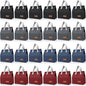 24 Pack Lunch Bags Bulk,Insulated Reusable Lunch Bags with Aluminum for Women Men,Leakproof Tote Large Lunch Box for Office,Work,Beach or Travel,Multicolor