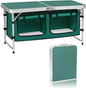 Camping Folding Aluminum Table with Adjustable Legs for Outdoor Travel Beach, Backyards, BBQ, Party and Picnic Foldable Table