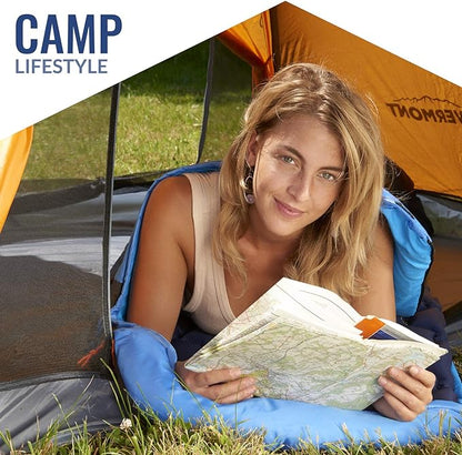 VENTURE 4TH Backpacking Sleeping Bag – XXL, Double and Single Sizes - Lightweight Warm & Cold Weather Sleeping Bags for Adults, Kids & Couples – Ideal for Hiking, Camping & Outdoor Adventures