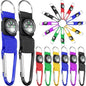 36 Pieces Compass Keychain Bulk Carabiner Belt Clips Adventure Explorer Party Favors Outdoors Camping Theme Birthday Party Favors School Map Project Prizes Toys for Kids