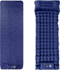 Wakeman Sleeping Pad for Camping - Inflatable Mat with Built-in Foot Pump - Waterproof Camp Mattress - Camping Gear Must Haves Outdoors (Blue)