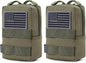 2 Pack Molle Pouches - Tactical Compact Water-Resistant EDC Pouch