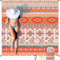 Beach Blanket Waterproof Sandproof Extra Large Beach Mat 79" X 83"/120"x108"for 1-8 Adults Quick Drying Durable Outdoor Picnic Mat for Beach Travel Camping Hiking