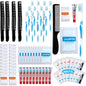 48 Sets Personal Hygiene Kit Basic Toiletry Kits Homeless Supplies Bulk for Women, Men, Travel, Charity, Business Include 48 Shampoo, 48 Toothbrush, 48 Toothpaste, 48 Comb, and 48 Bath Soap