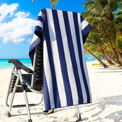 2 Packs Microfiber Oversized Lightweight Thin Beach Towel Sandproof Compact Quick Dry Clearance Towels Extra Large Sand Free Pool Travel Beach Essentials Accessories Women Adult Gift Pink Navy Blue