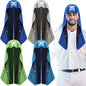 4 Pcs Cooling Hoodie Towels for Hot Weather Cooling Towels for Neck and Face Head UPF 50 Sweat Absorbent Cooling Neck Wraps Sweat Towel for Baseball Sports, Yoga, Gym, Fitness
