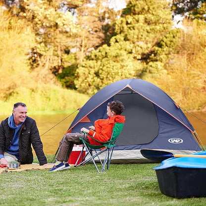 UNP Camping Tent 2/3/4/6 Person Dome Tent, Easy to Set Up for Camping, Lightweight Camping Tent, Portable Camping Tent for Outdoor and Backpacking Beaches