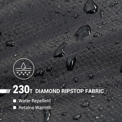 KingCamp Sleeping Bag for Adults, Cold Weather & Warm Extra Wide Big & Tall XL Portable Waterproof Flannel Sleeping Bags, Essentials Gear Accessories for Camping Backpacking Hiking Indoor & Outdoor